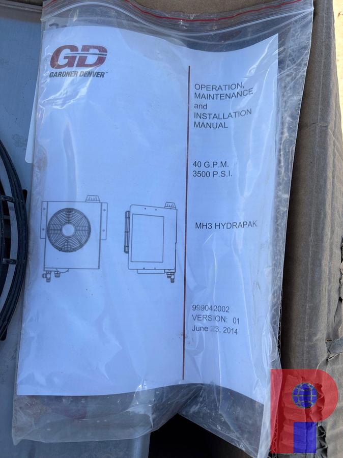 Used UNUSED GARDNER DENVER DRUM HYDRAPAK HYDRAULIC OIL COOLER