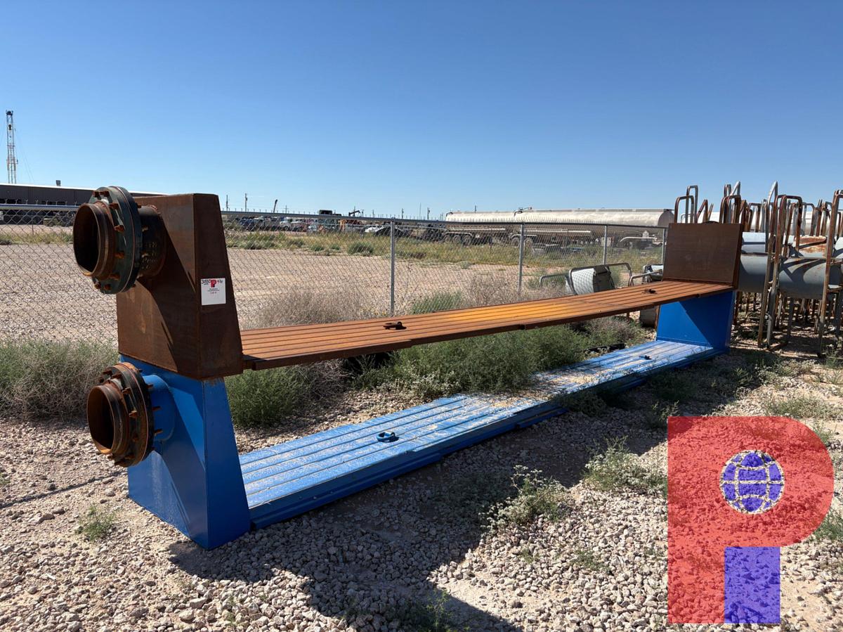 Used (2X$) (2) 24”L LOWPRO ROAD CROSSINGS W/ 13”DIA CONNECTIONS
