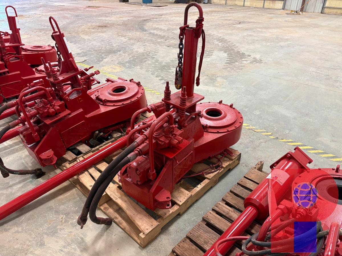 Used MODEL 58-93R HYDRAULIC TUBING TONG W/ 6’ HYD. LIFT CYLINDER