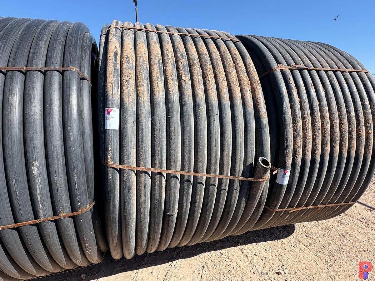 Used 1,000 FOOT ROLL OF 3” IPS DR9 POLY PIPE