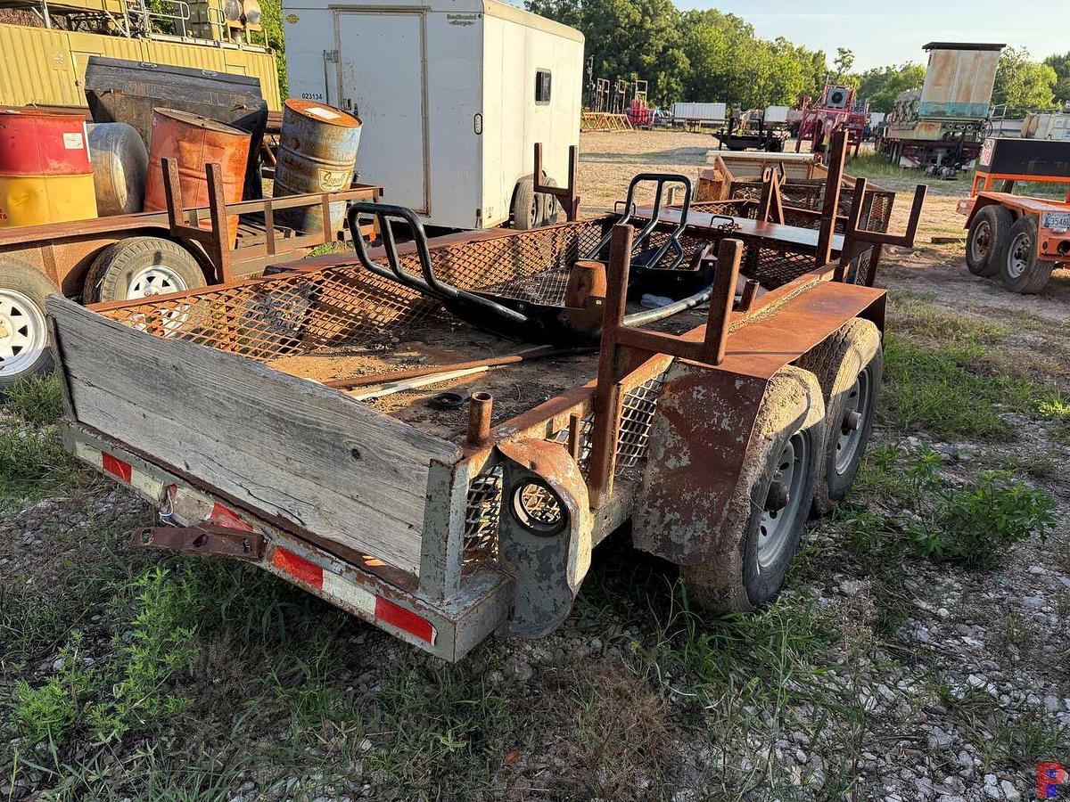 Used SHOP BUILT 14’ T/A BUMPER PULL BOP TRAILER