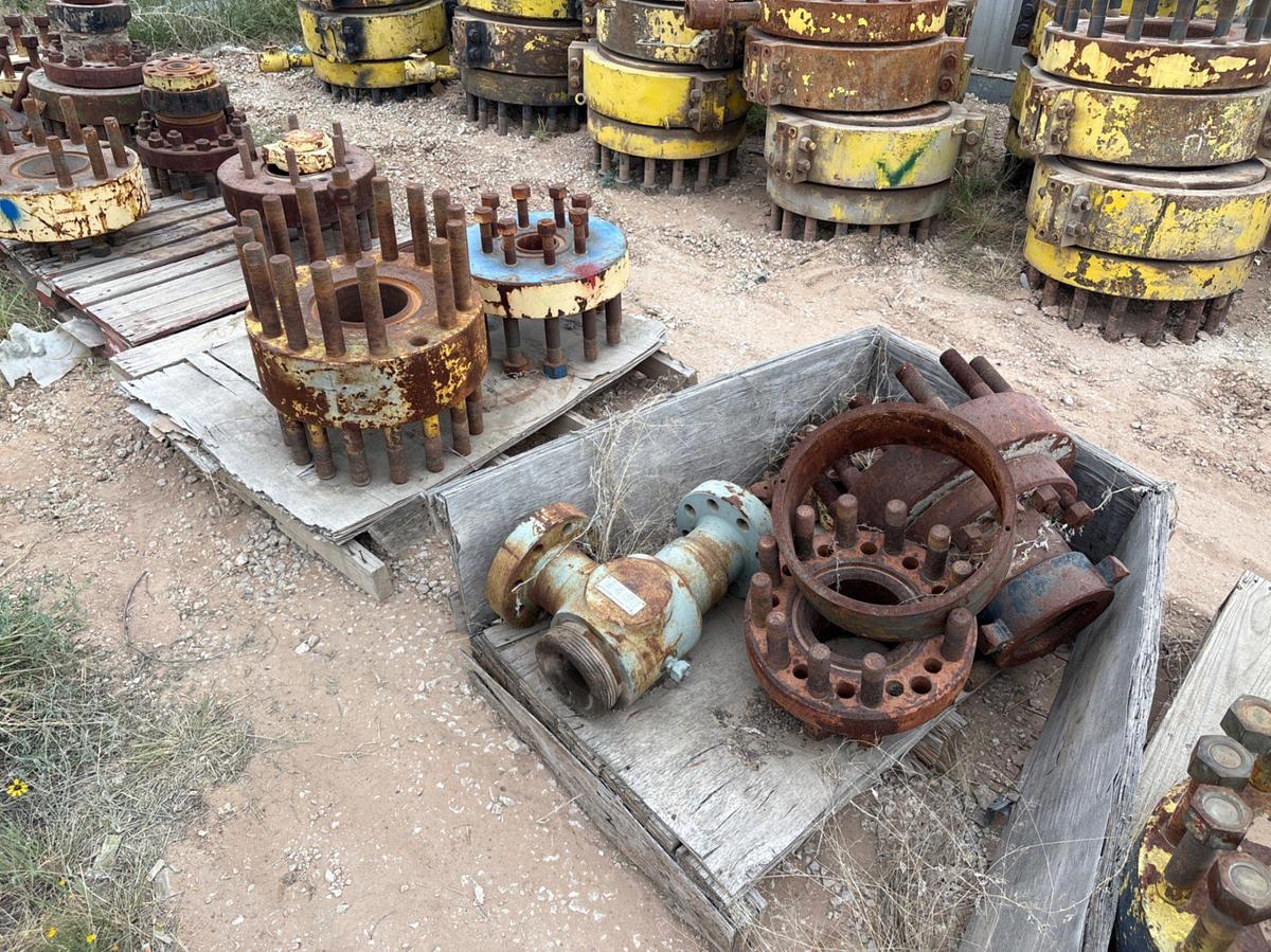 Used (6 pallets) assorted size DSAs, 3” bore to 7” bore