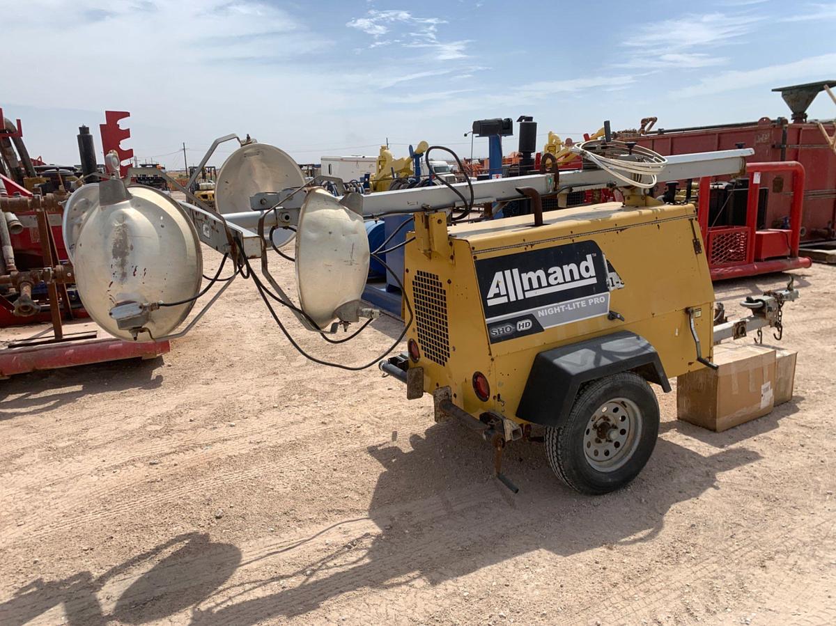 Used Allmand Night-Lite Pro Bumper Pull Light Tower
