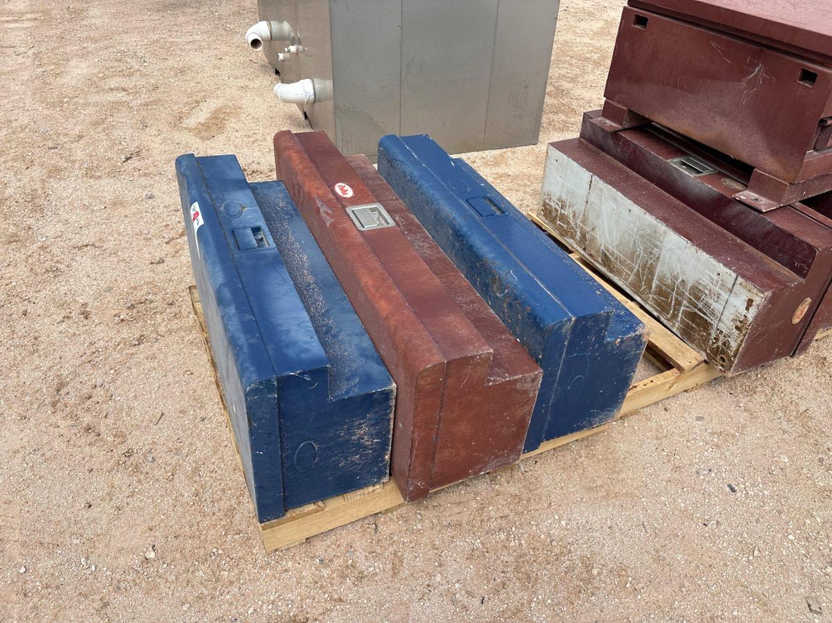 Used (3) rki truck toolboxes