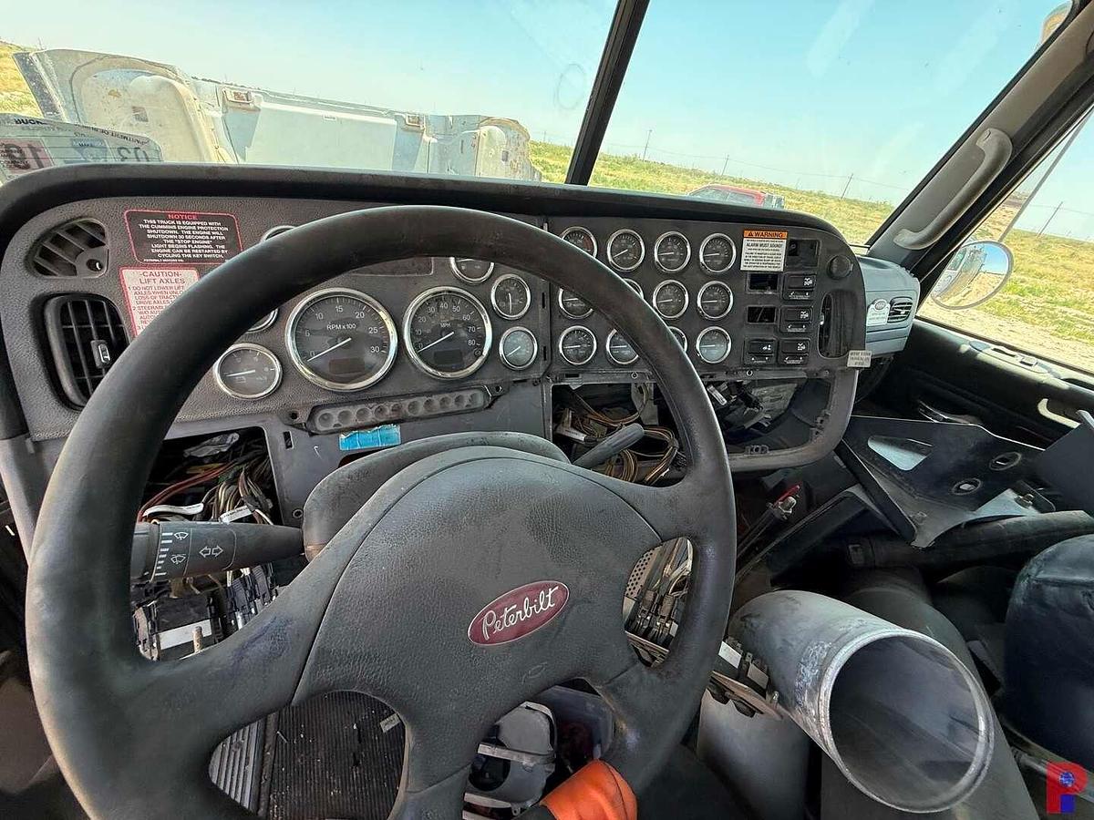 Used 2013 PETERBILT 367 QUAD AXLE COIL TUBING HAUL TRUCK (INOPERABLE)