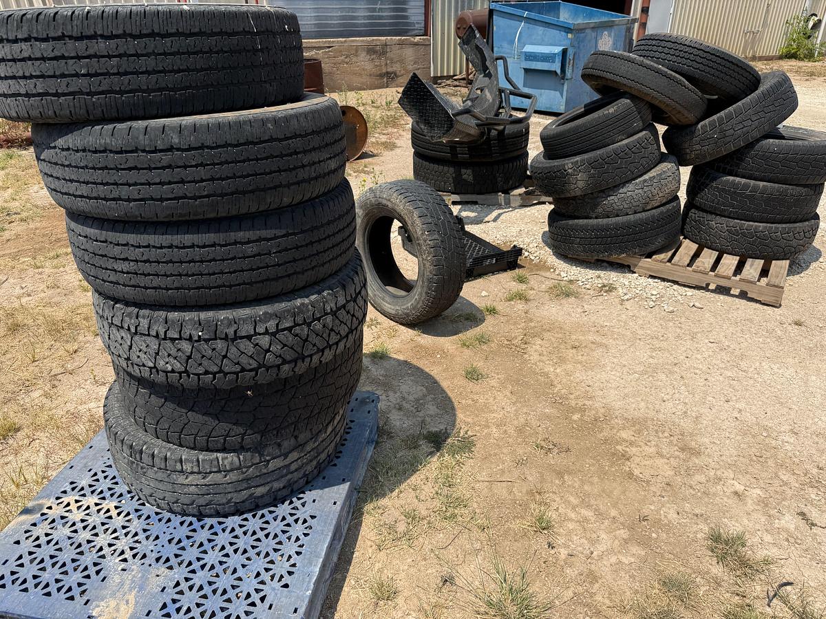 Used LOT W/ (15) VARIOUS TIRES & WHEELS