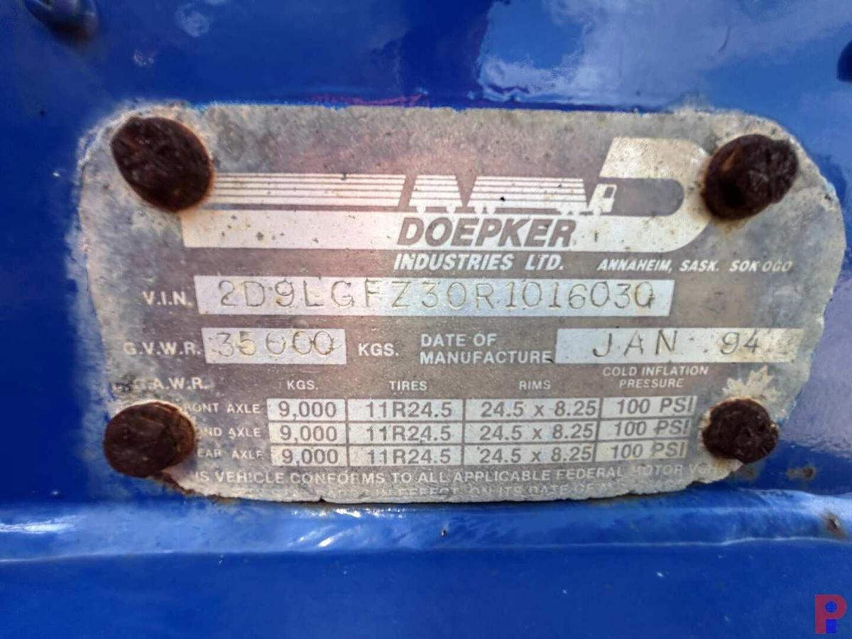 Used LEADER ENERGY COILED TUBING UNIT ON TRI AXLE TRAILER