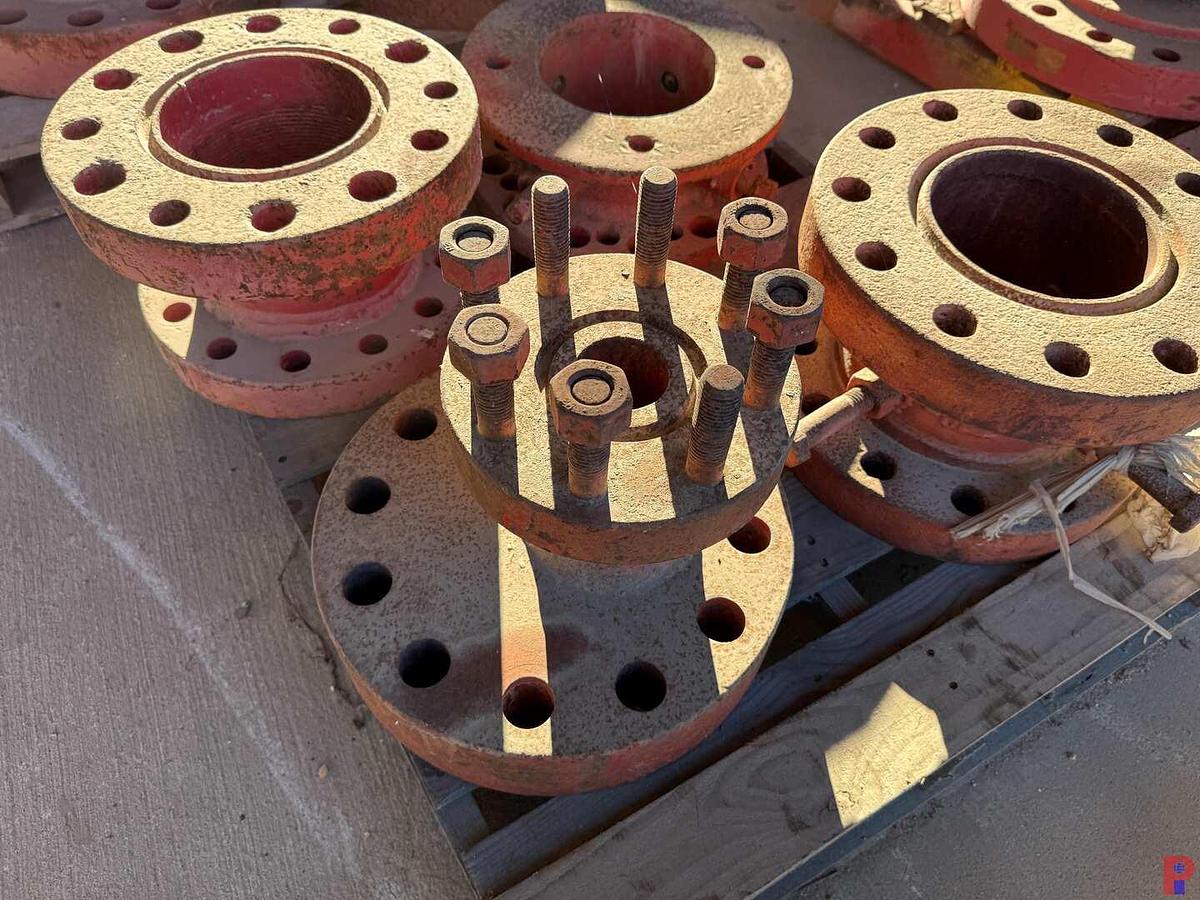 Used (4) PALLETS OF 2-1/2” - 8-1/8” ADAPTER SPOOLS