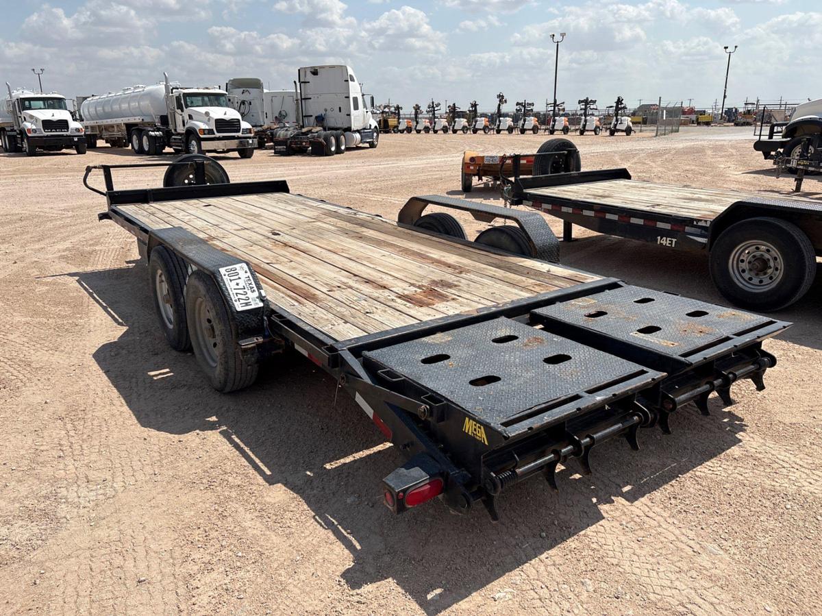 Used 2019 BIG TEX 20’6” X 7’ T/A BUMPER PULL CAR HAULER TRAILER