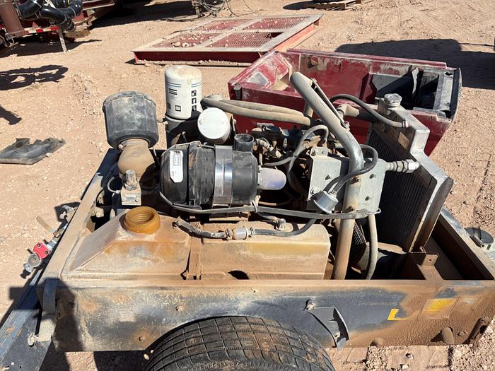Used ATLAS COPCO 1616 7745 80 AIR COMPRESSOR MTD ON S/A BUMPER PULL TRAILER