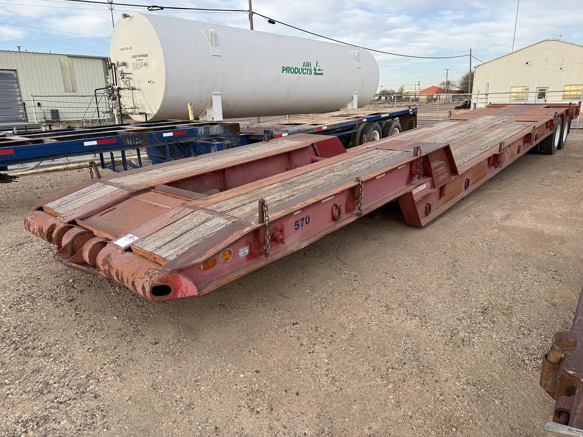 Used 1982 LOADCRAFT 48’ X 96” T/A DROP DECK LOWBOY TRAILER