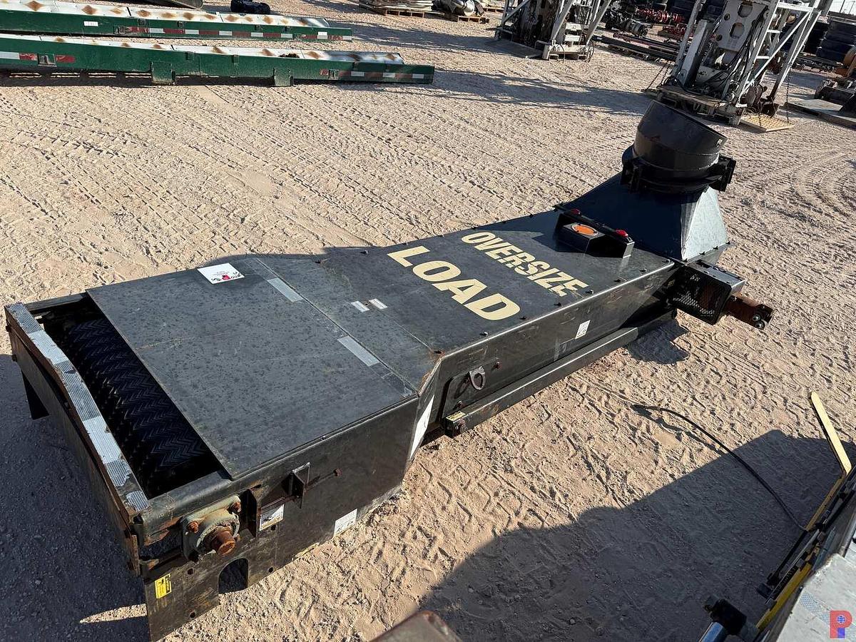 Used (2) 11’ X 3’ HYDRAULIC TILT CONVEYORS, (3) 22’ X 32” CONVEYOR TROUGHS & (2) EXTENSIONS F/ SAND KING