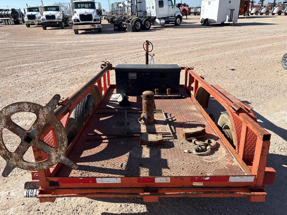 Used 2008 TMP 10’ X 5’ T/A BUMPER PULL BOP TRAILER