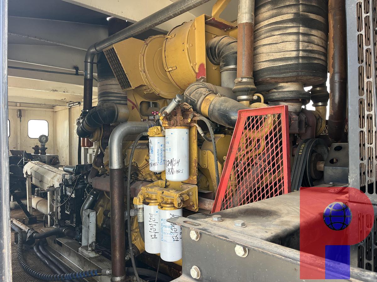 Used Kerr QWS 1,000HP Quintaplex Well Service Pump P/B: CAT C-32 Diesel Engine