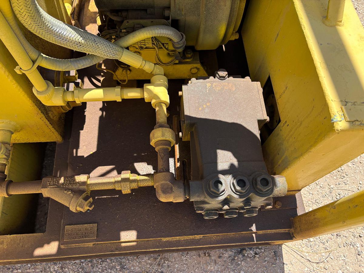 Used Meyer 4-station closing unit, skidded