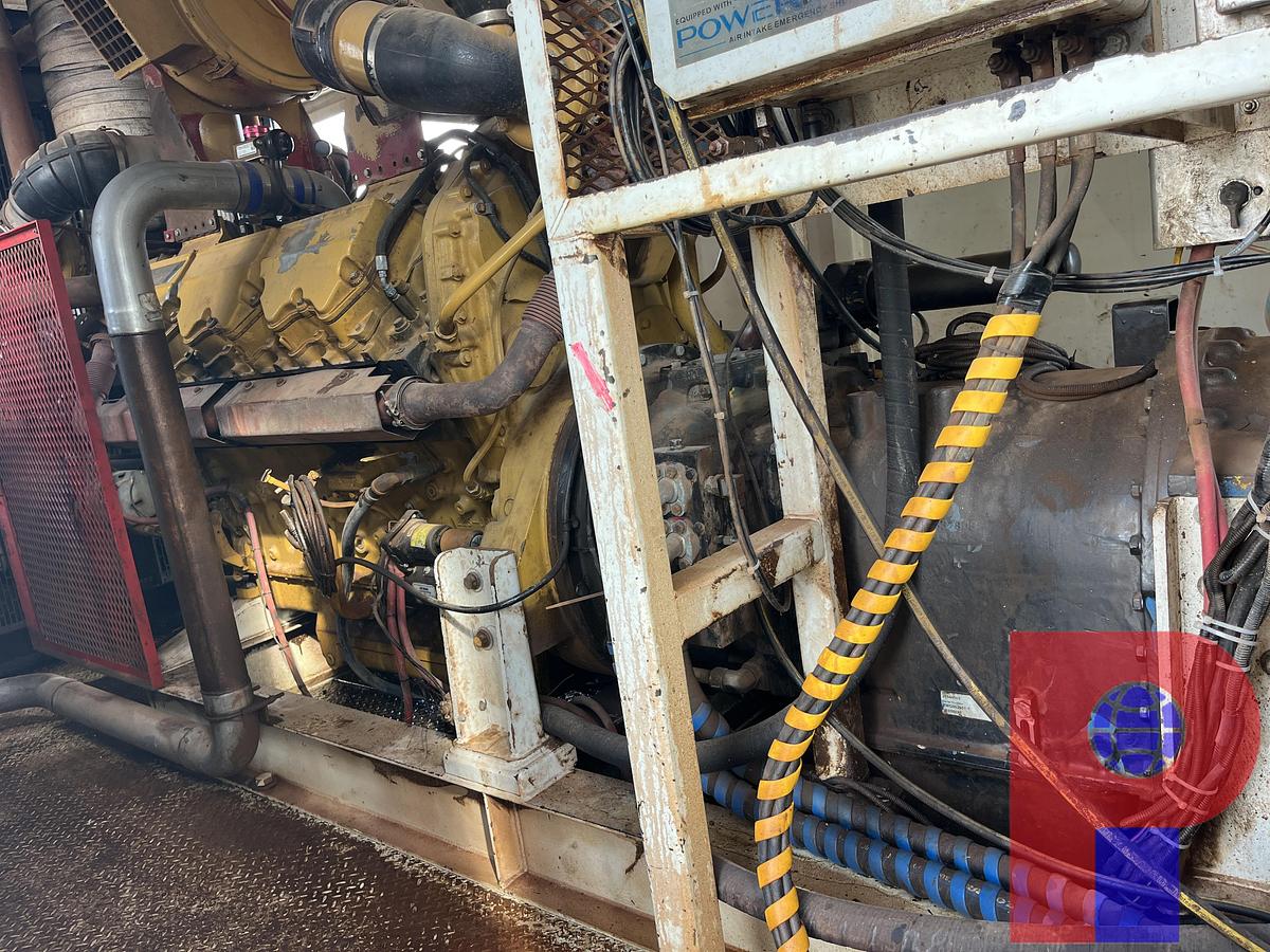 Used Kerr QWS 1,000HP Quintaplex Well Service Pump P/B: CAT C-32 Diesel Engine