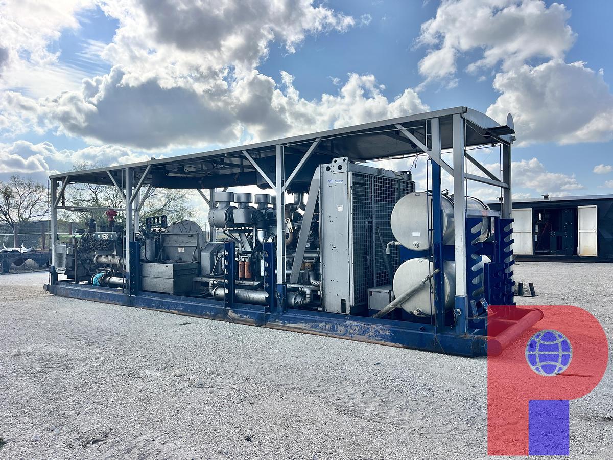 Used OFM 1,000 HP Triplex Well Service Pump P/B CAT C-32