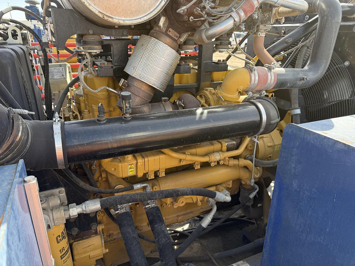 Used 2018 KERR T60 10K WP TRIPLEX WELL SERVICE PUMP P/B CATERPILLAR C18 630-HP, SKIDDED