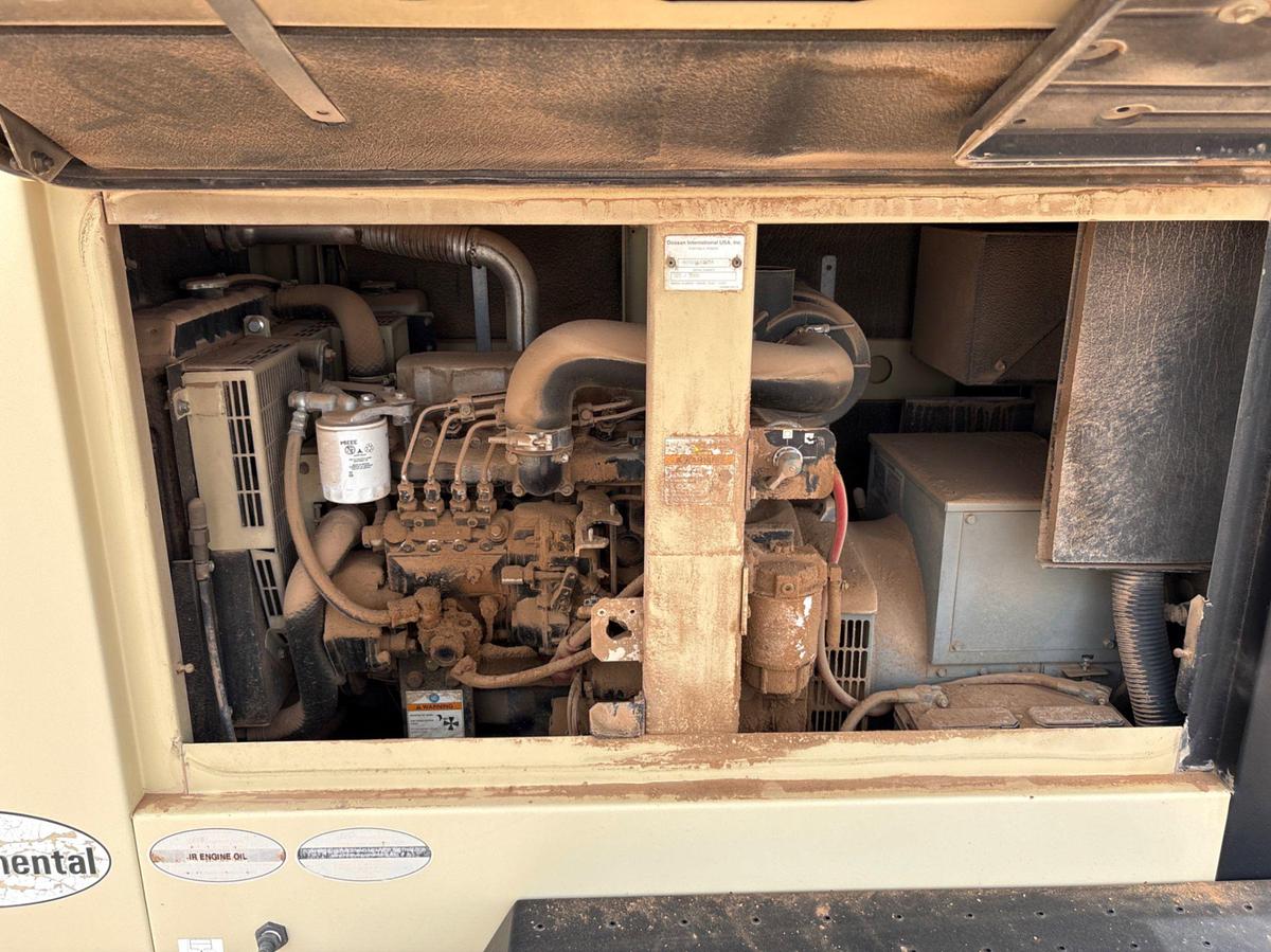 Used 2008 DOOSAN G25 S/A BUMPER PULL 20KW GENERATOR TRAILER