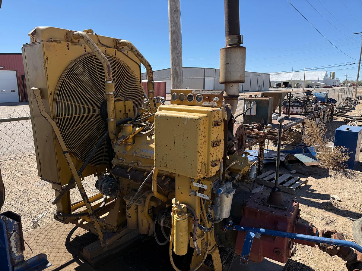 Used CATERPILLAR 3408DITA INDUSTRIAL POWER UNIT W/ EATON  FULLER T905 5-SPD TRANS