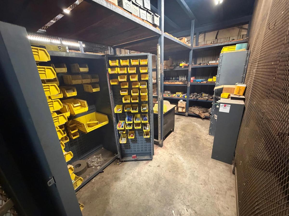 Used 15x8 Room Full Of Machining Tools, parts & supplies