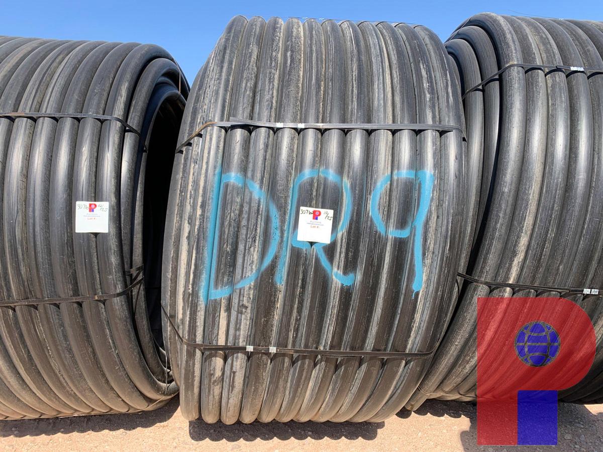 Used 1,000 FOOT ROLL OF 3” IPS DR9 POLLY PIPE
