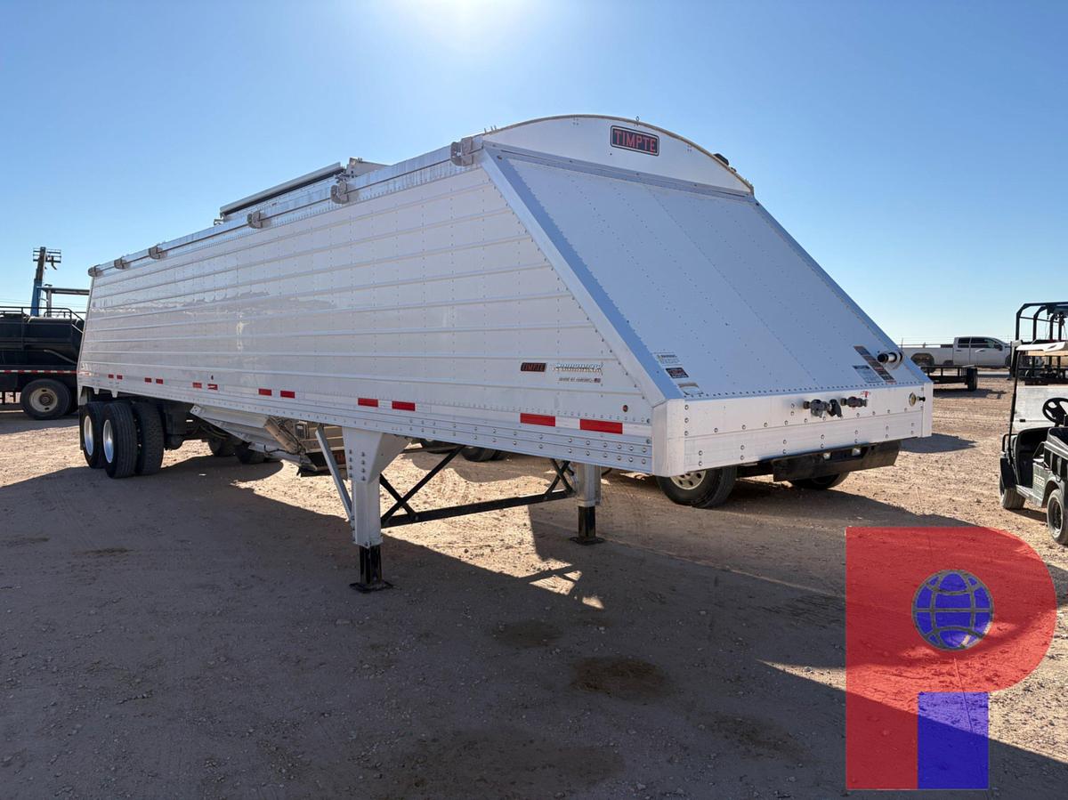 Used 2024 TIMPTE ROUGHNECK 39’ X 8’ T/A HOPPER BOTTOM SAND TRAILER