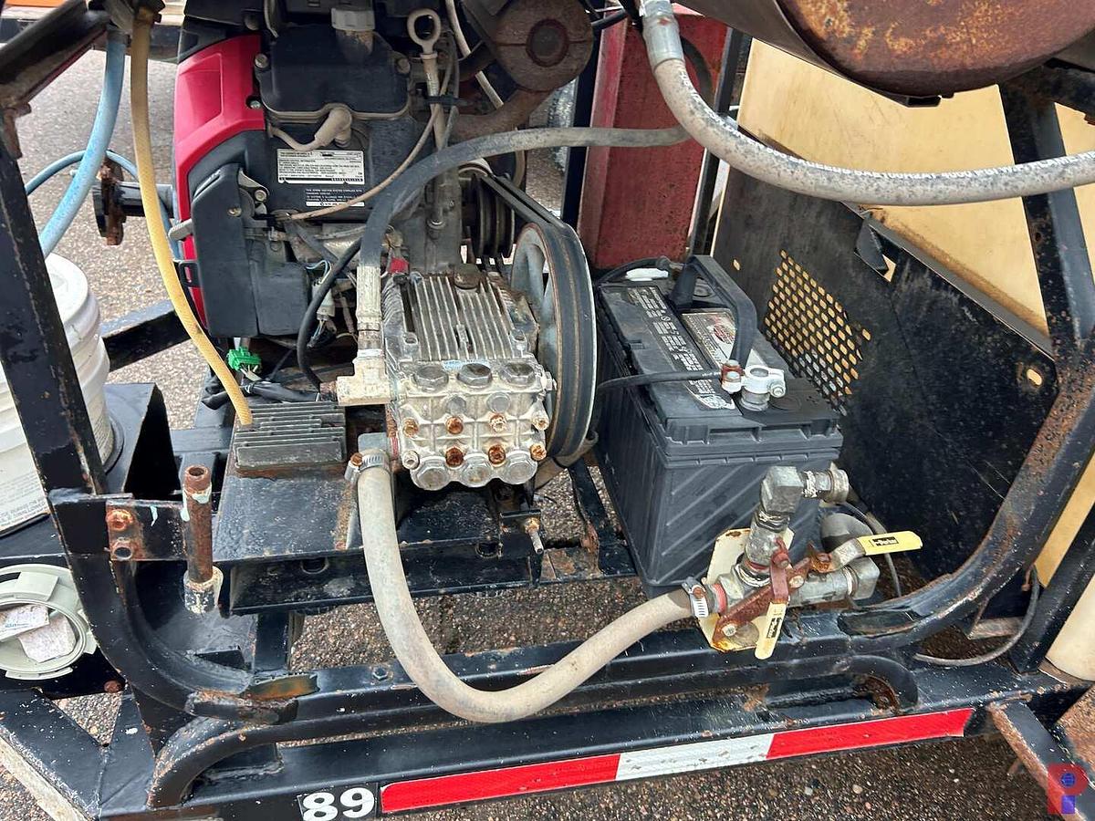 Used 2004 ALKOTA  CLEANING SYSTEMS 10’ BUMPER PULL PRESSURE WASHING TRAILER