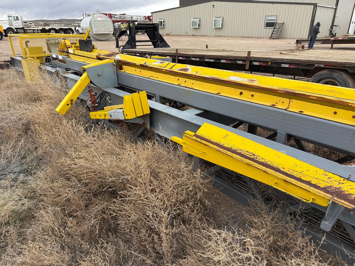 Used NORTH RIG C4S 30’H HYDRAULIC CATWALK PIPE HANDLER SKIDDED P/B YANMAR DIESEL ENGINE