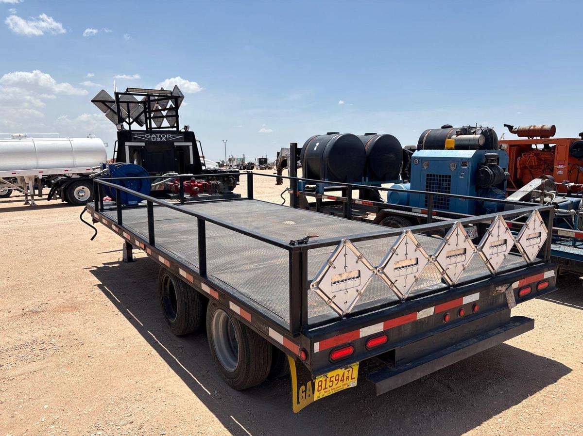 Used 2018 GATORMADE 20’ X 8’ T/A GOOSENECK CHEMICAL PUMP TRAILER