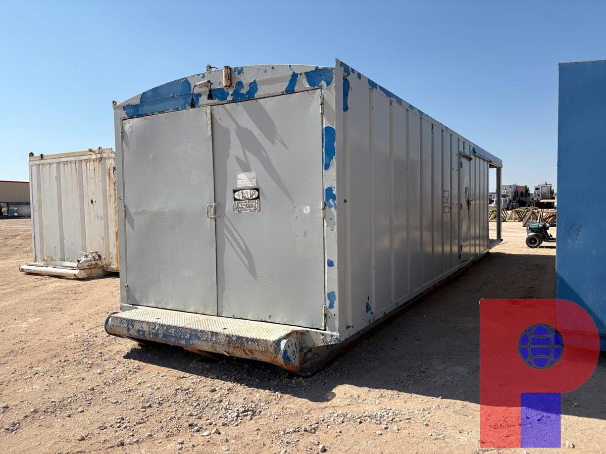 Used 44’ X 10’ X 10.5’ GENERATOR/PUMP MOTOR CONTROL HOUSE, SKIDDED