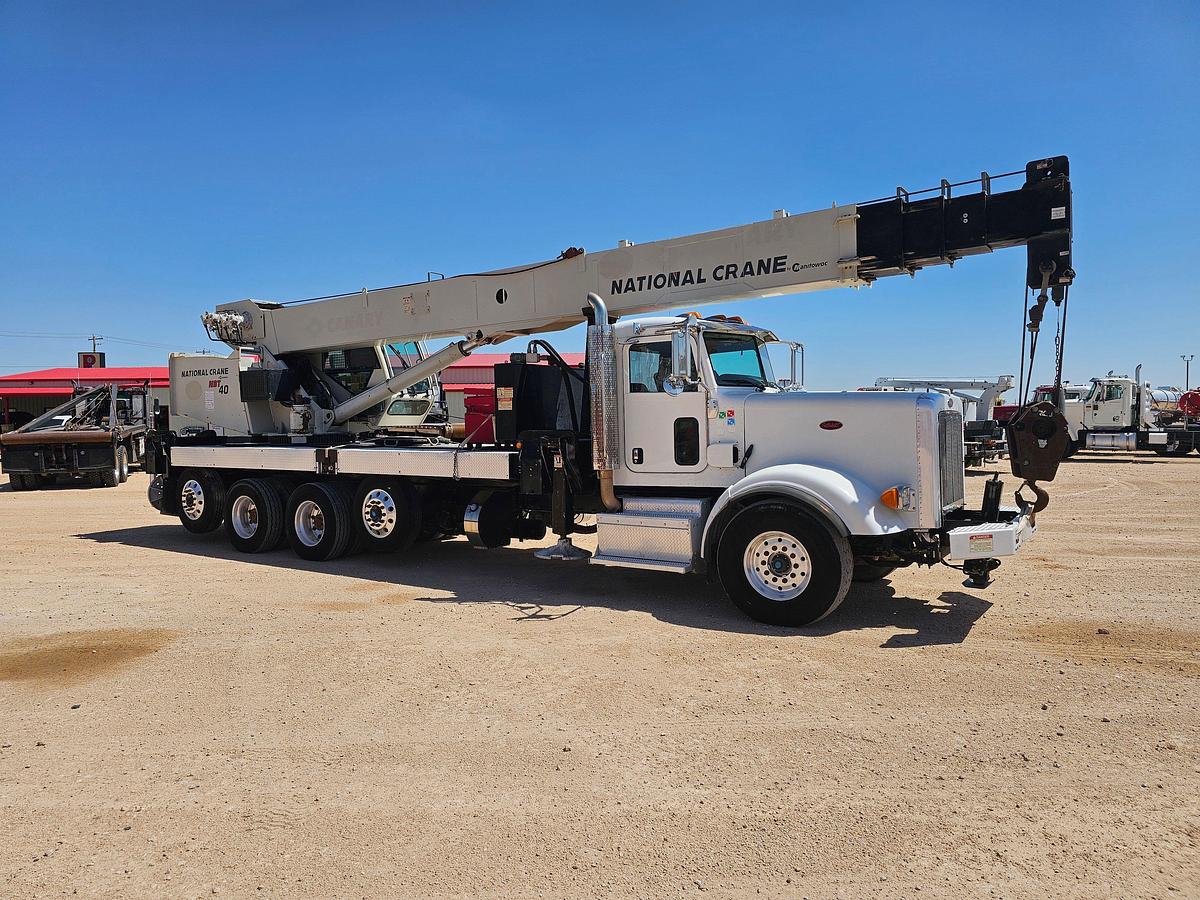 Used 2013 NATIONAL NBT-40 40 TON CRANE MTD ON 2013 PETERBILT 367