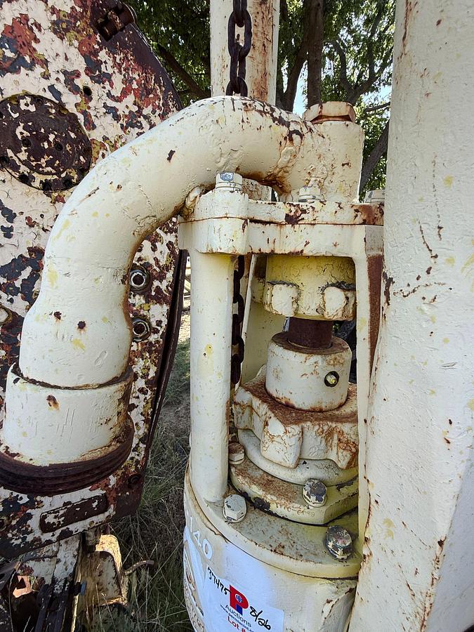 Used CONTINENTAL EMSCO LB-140-TON ROTARY DRILLING SWIVEL