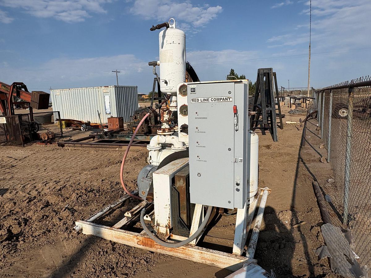 Used Siemens ELMO-F skidded vacuum pump unit