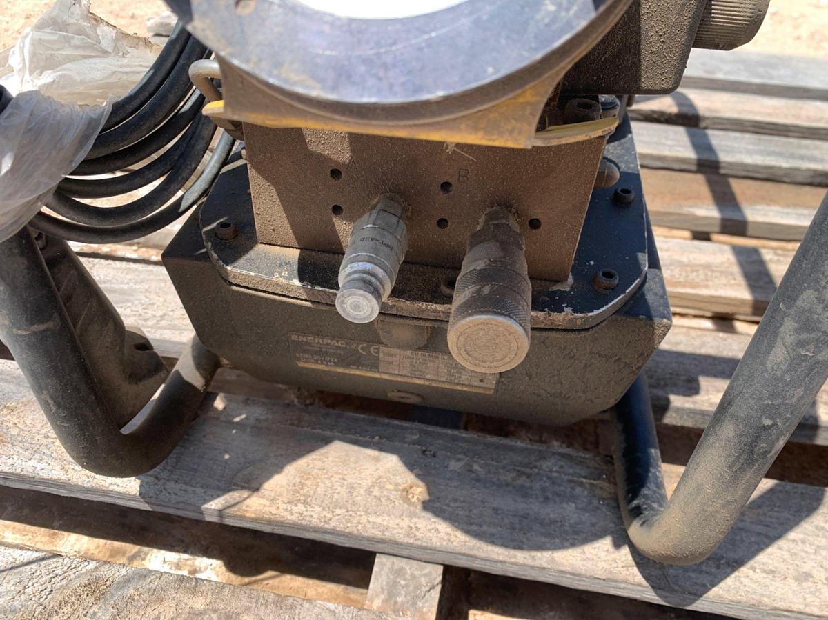 Used (2x$) Enerpac 15,000 psi Hydraulic Power Units