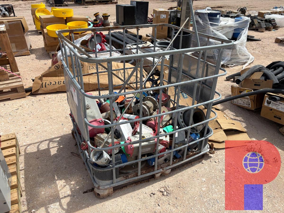 Used CRATE OF ASSORTED 4”-10” BUTTERFLY VALVES & BRAY VALVE ACTUATORS