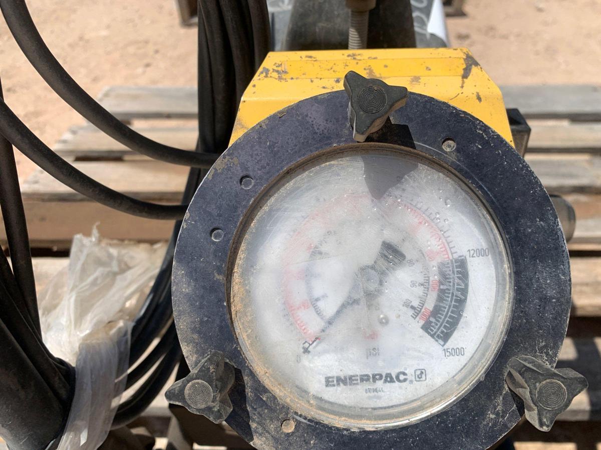 Used (2x$) Enerpac 15,000 psi Hydraulic Power Units