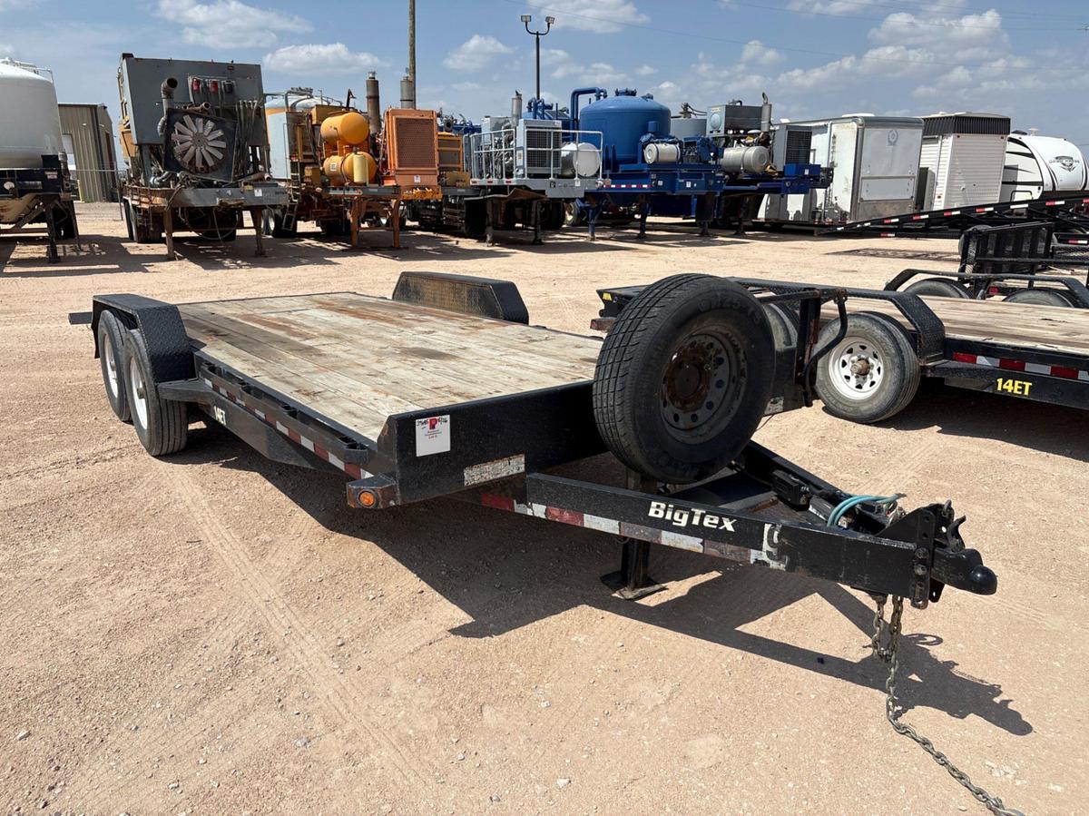 Used 2017 BIG TEX 20’ X 7’ T/A BUMPER PULL CAR HAULER TRAILER
