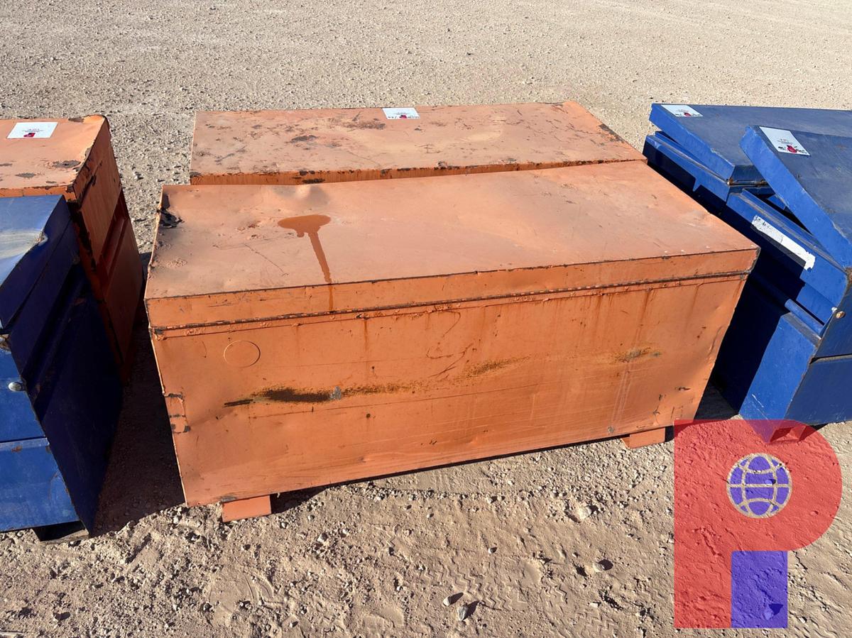 Used (2) 5’ X 2’ X 2’ JOB BOX TOOLBOXES