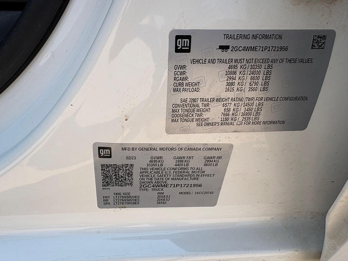 Used 2023 CHEVROLET SILVERADO 2500HD
