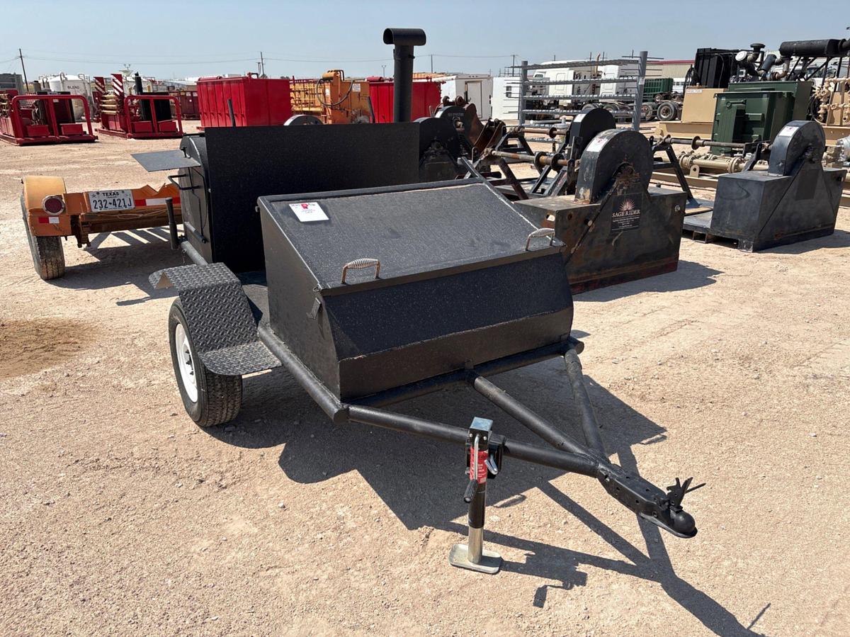 Used SHOPBUILT 7’ x 6’ S/A BUMPER PULL TRAILER