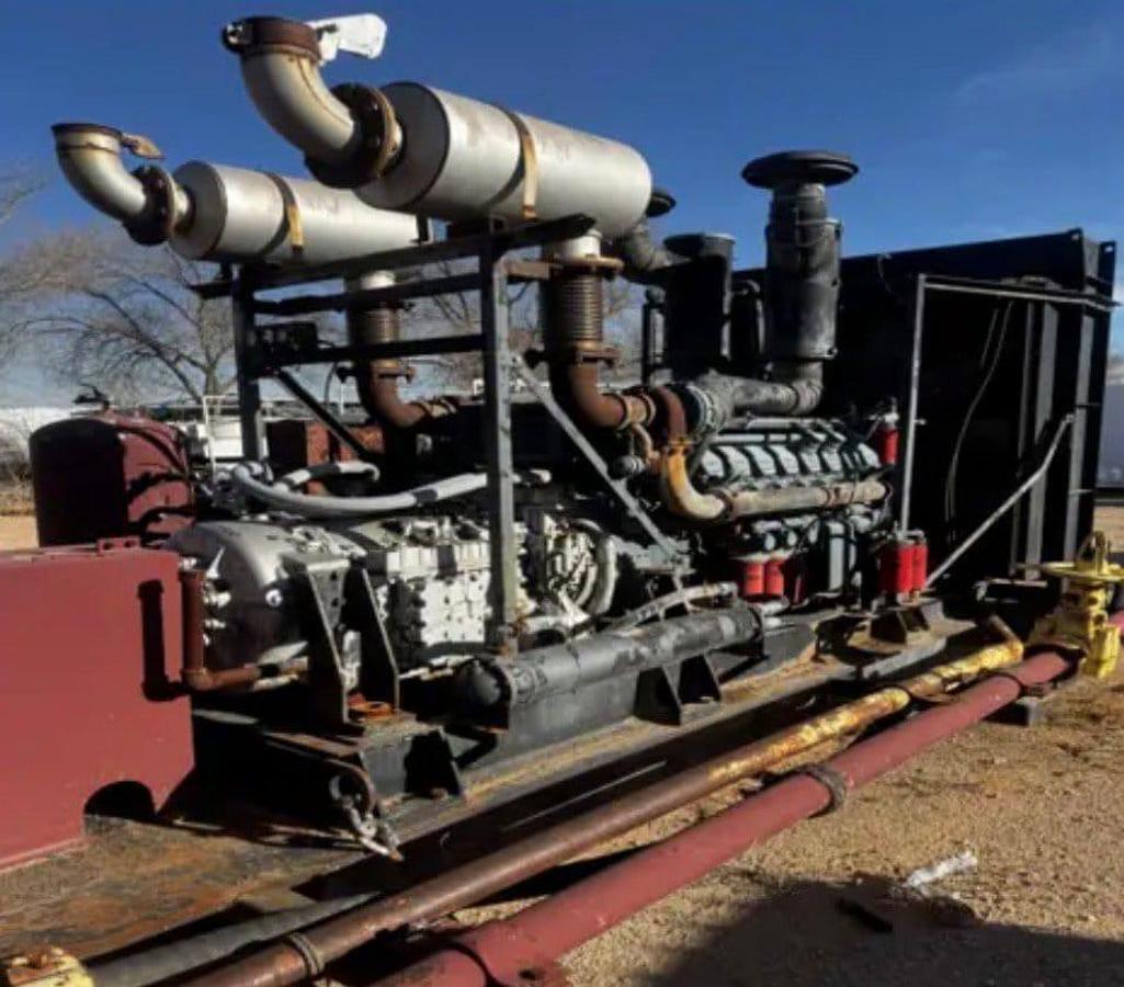 Used BRIDGES EQUIPMENT BOMCO F-1600 TRIPLEX MUD PUMP