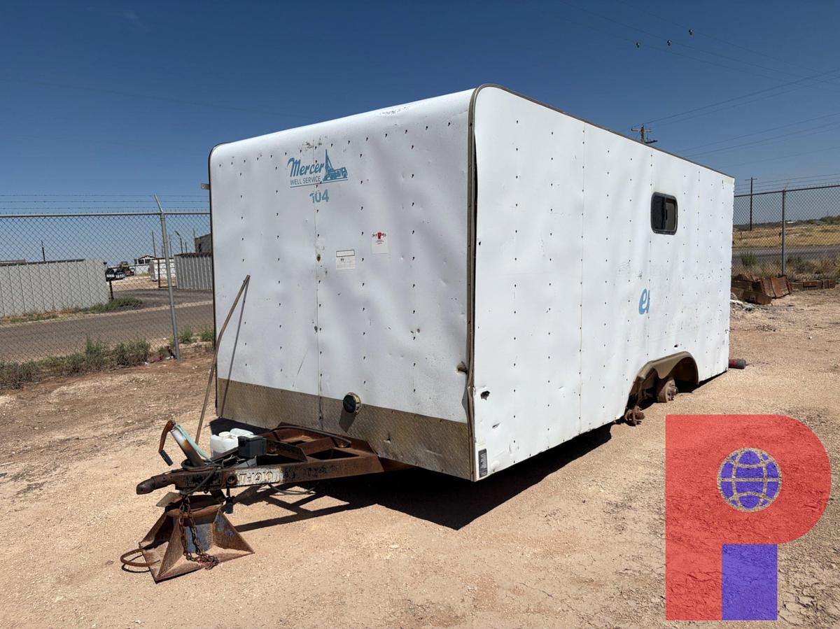 Used 2008 LONE STAR  16’ X 7’ T/A BUMPER PULL DOGHOUSE TRAILER