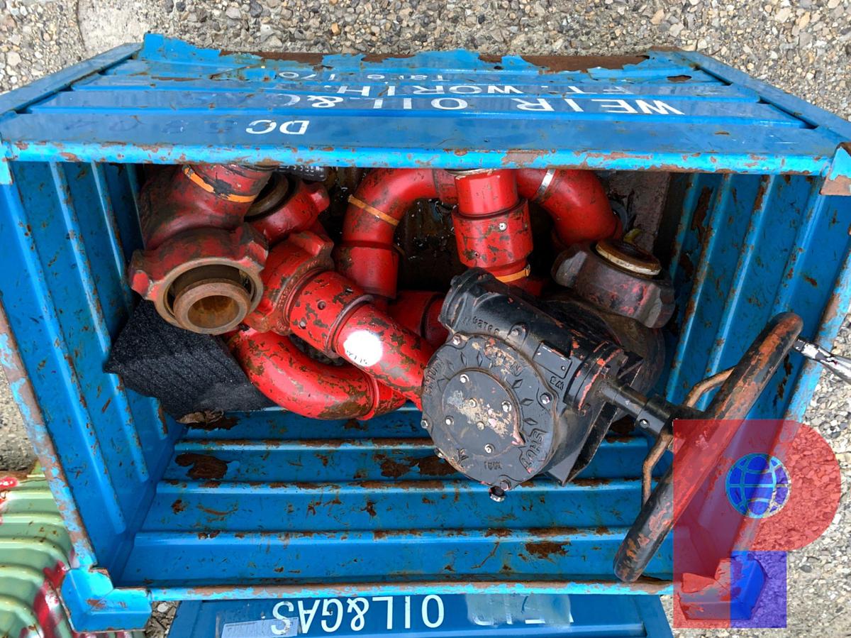 Used (4) OF 3” FIG 1502 15K WP SWIVEL CHIKSANS, GEAR VALVE, AND 4” TO 3” T