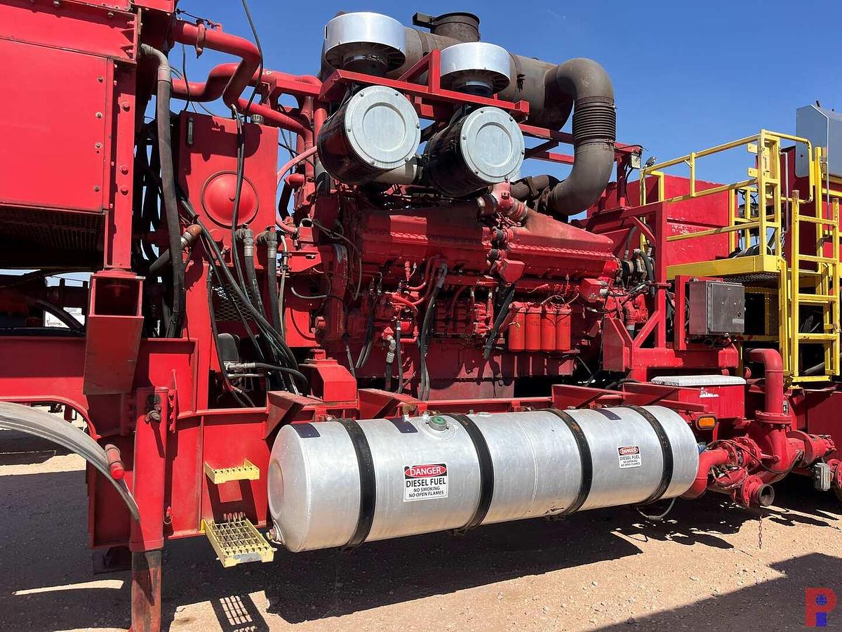 Used 2011 BLACKSTONE TRAILER MFG 3-AXLE FRAC PUMP TRAILER