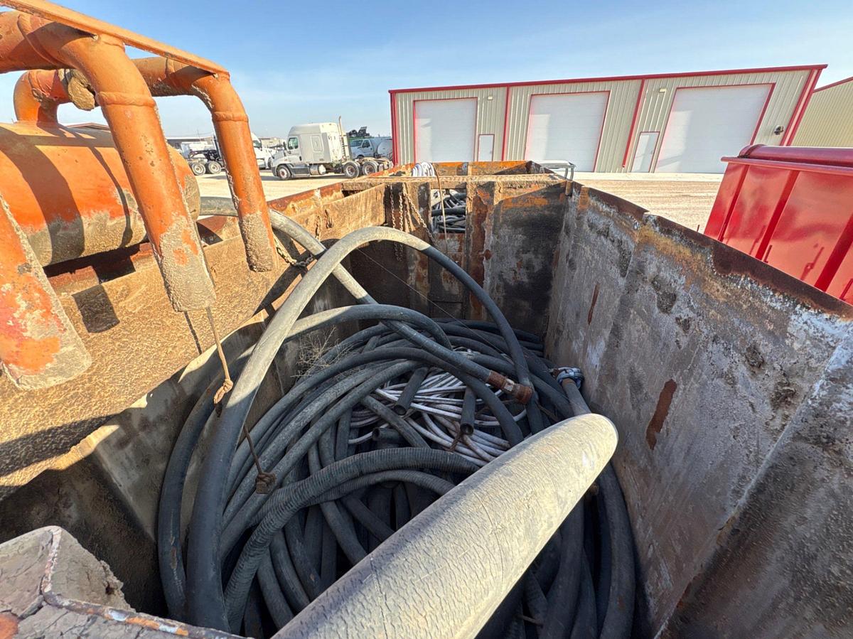 Used 18’ x 6’ x 6’ 2-compartment reverse pit, skidded