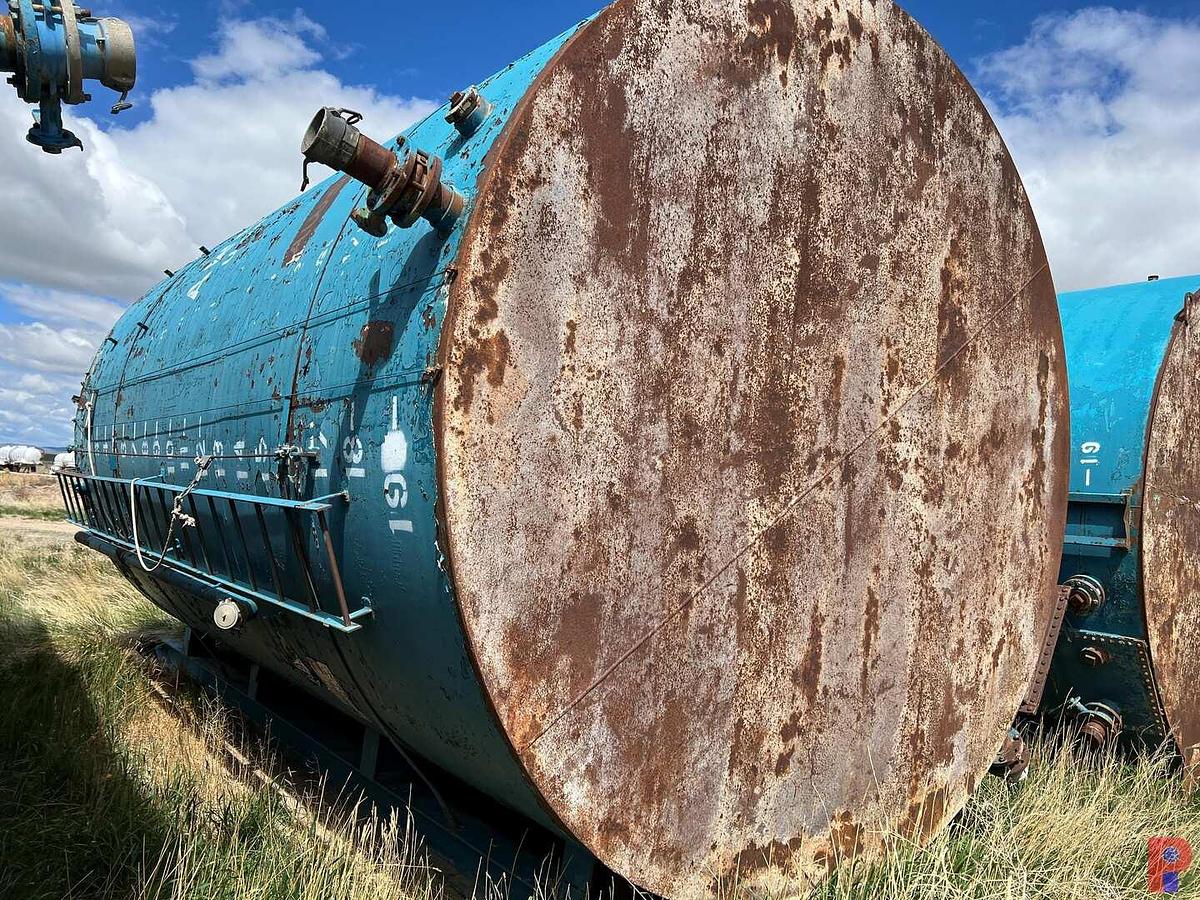 Used SKIDDED 12’DIAMETER X 20’H 400BBL STORAGE TANK