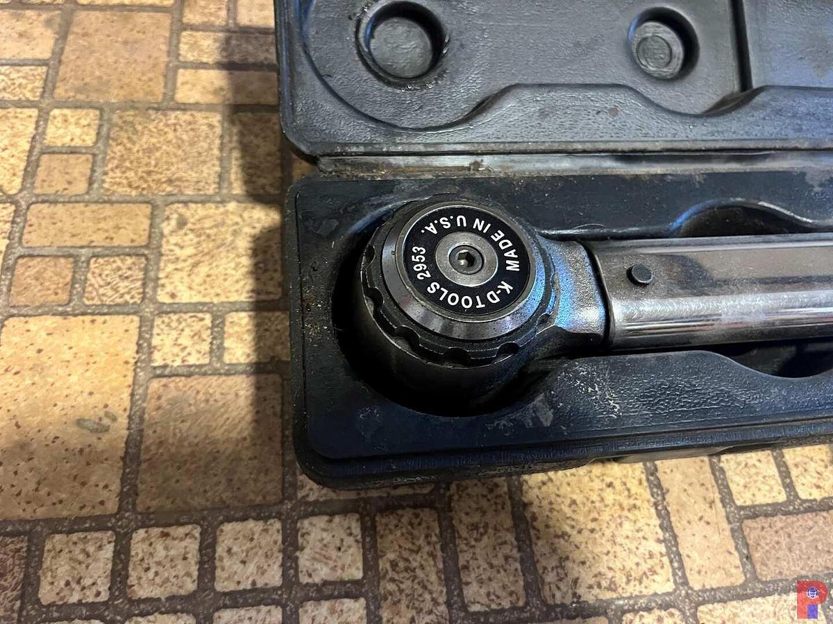 Used DEWALT HAMMER DRILL, RL-HSA SELF LEVELING LASER, CTN MAX HOSE CRIMPER, KD TOOLS HEAVY DUTY TORQUE WRENCH