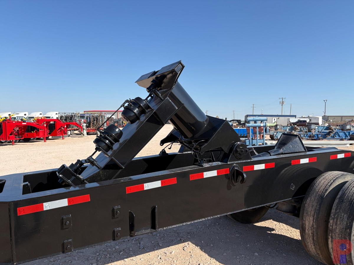 Used 2000 TRANSWORLD CRANE SL70-D 26’L 3-AXLE BOOM DOLLY STINGER TRAILER