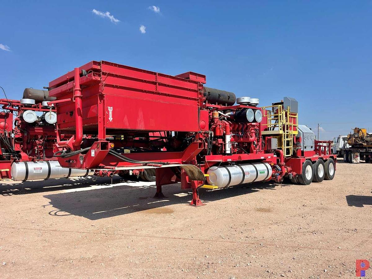 Used 2011 BLACKSTONE TRAILER MFG 3-AXLE FRAC PUMP TRAILER